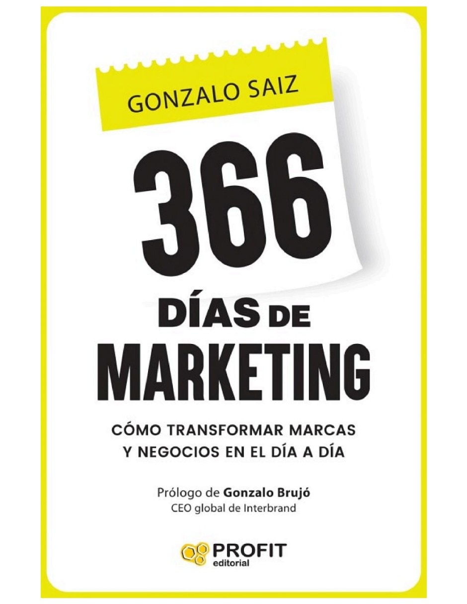 Libro 366 días de marketing ideas y acciones de marketing para cada día de gonzalo saiz