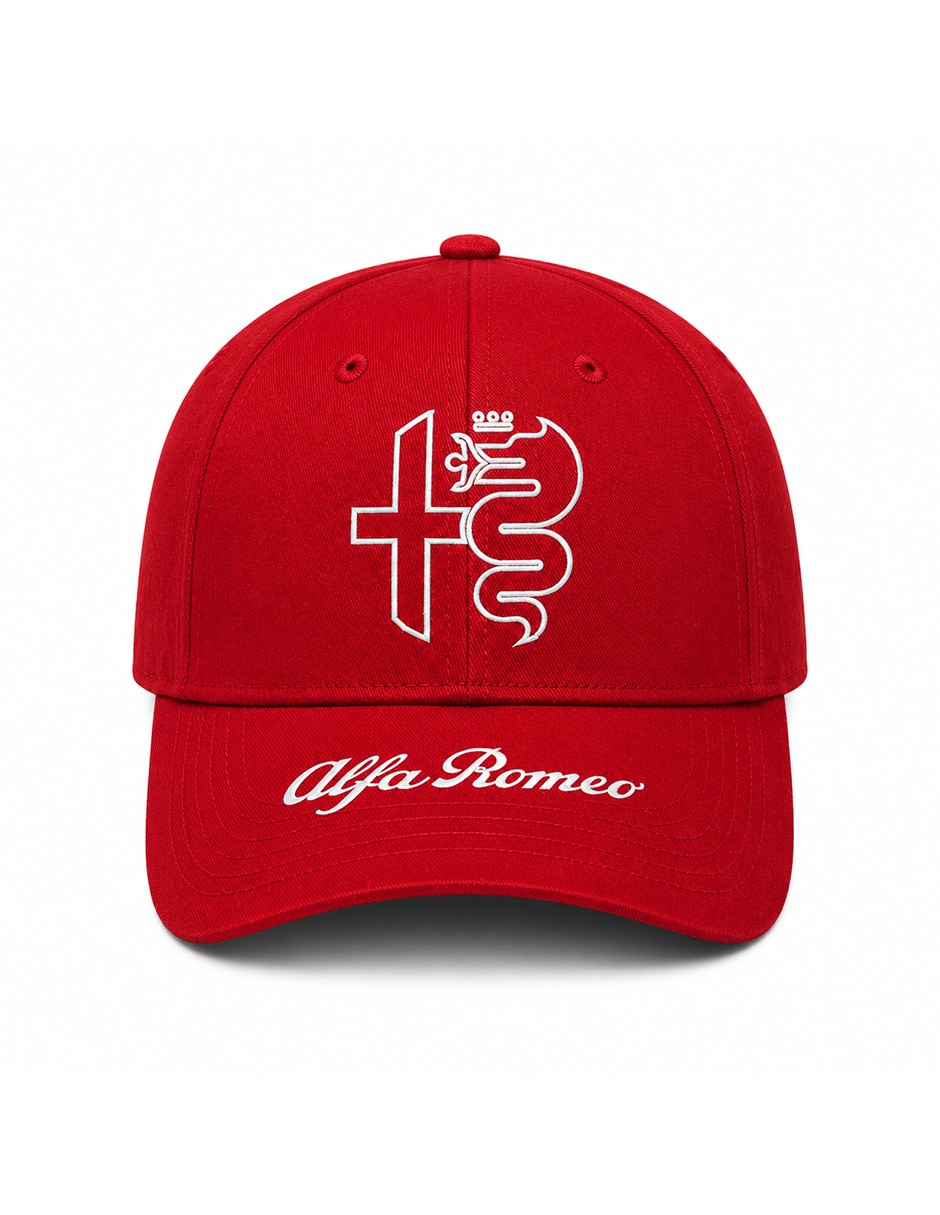 Gorra con visera curva casual Alfa Romeo para hombre