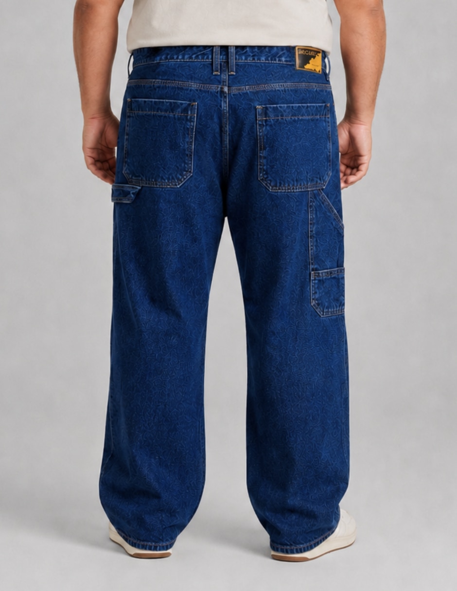 Jeans carpenter loose para hombre 4