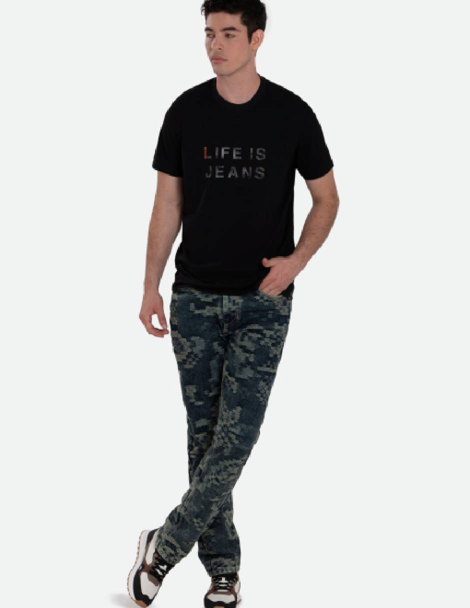 Playera cuello redondo para hombre 4