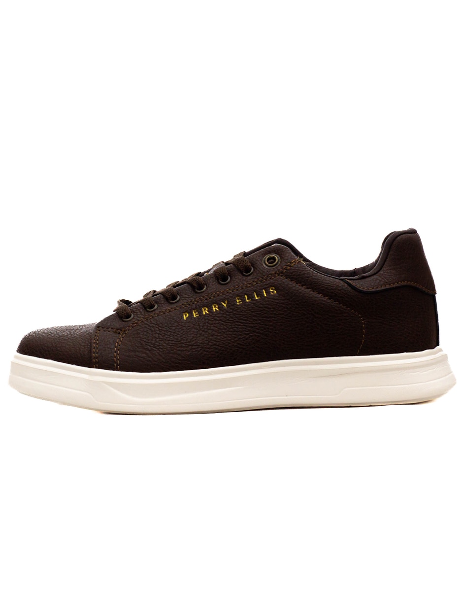 Tenis de piel para hombre