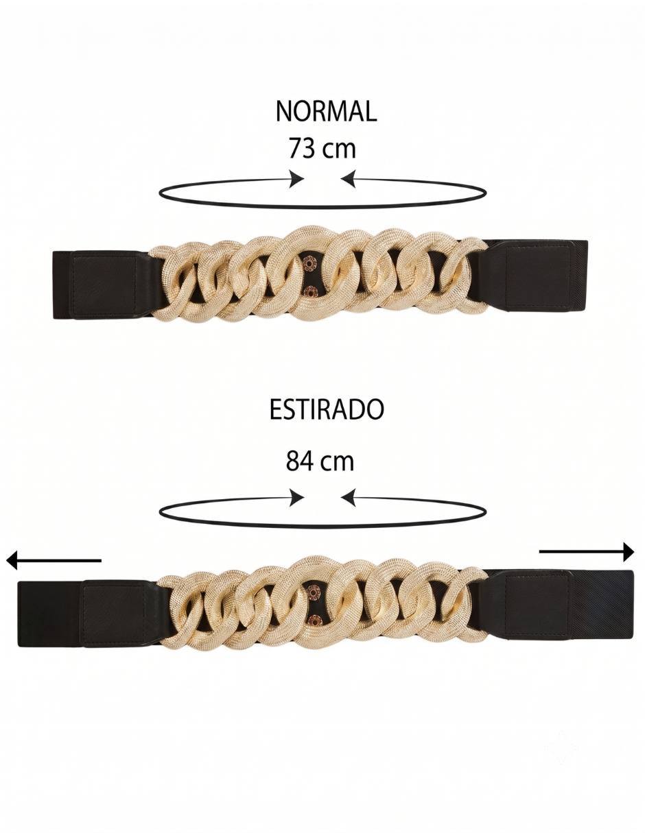 Set cinturón casual Twist Side para mujer