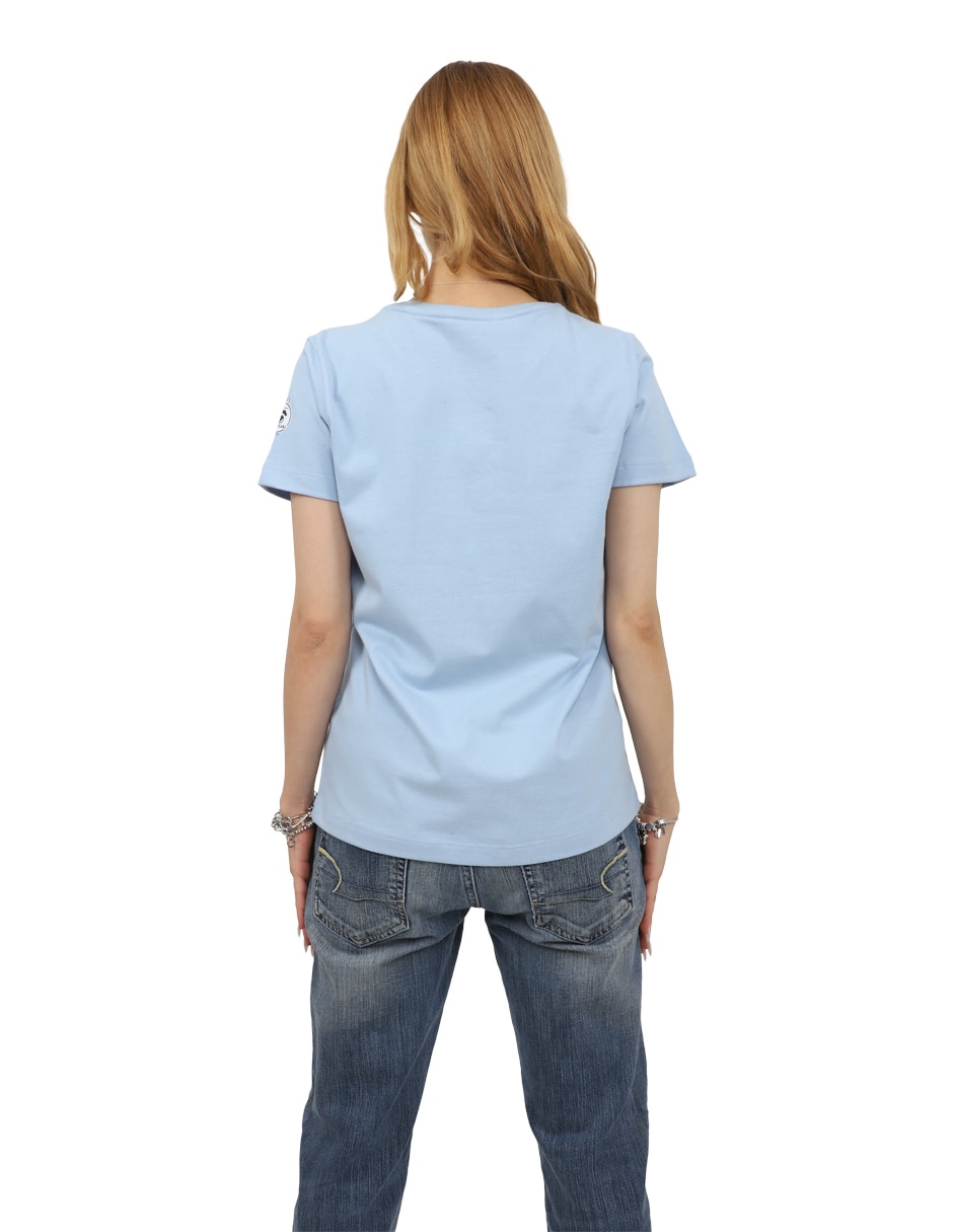 Playera manga corta k-swiss tjun cuello redondo para mujer