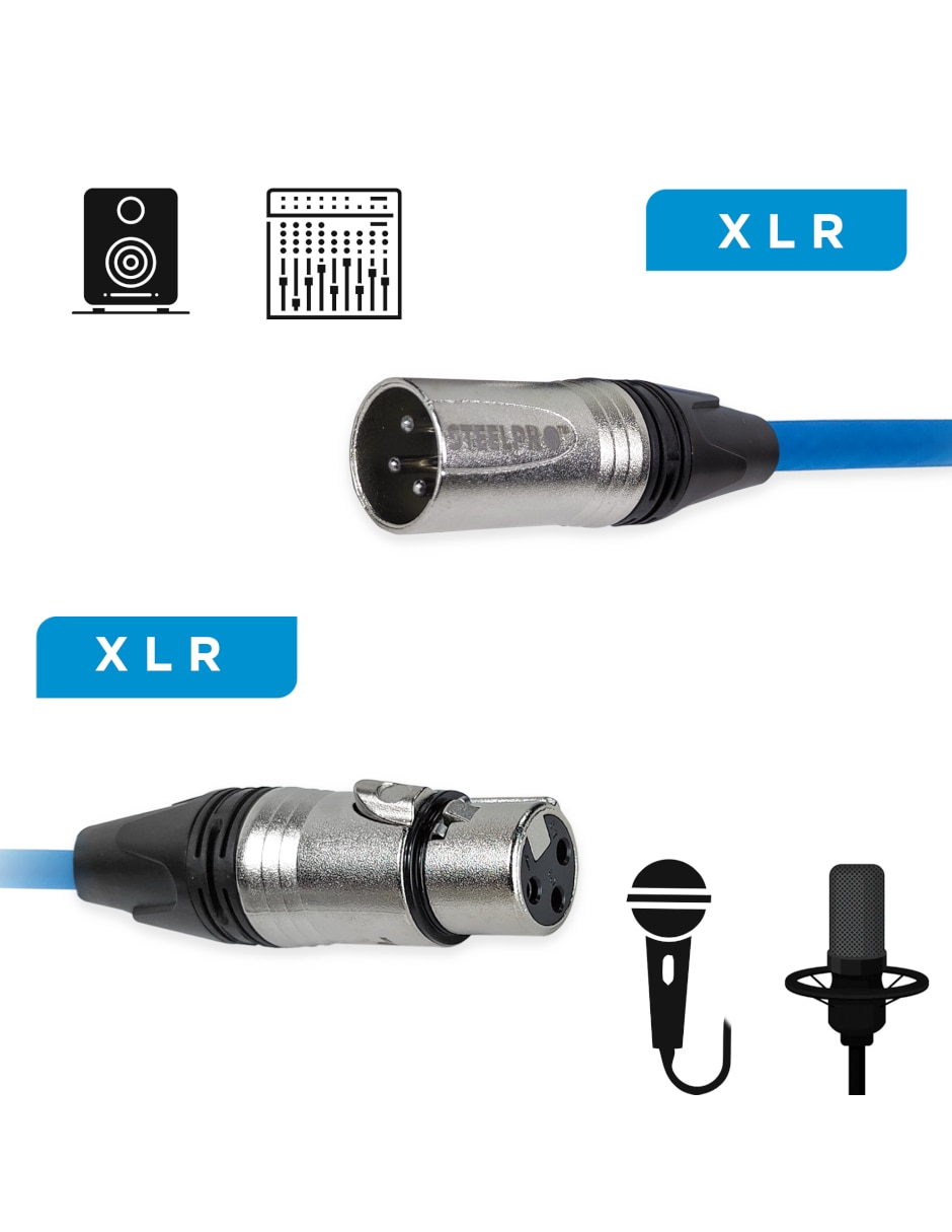 Cables para instrumentos musicales Steelpro