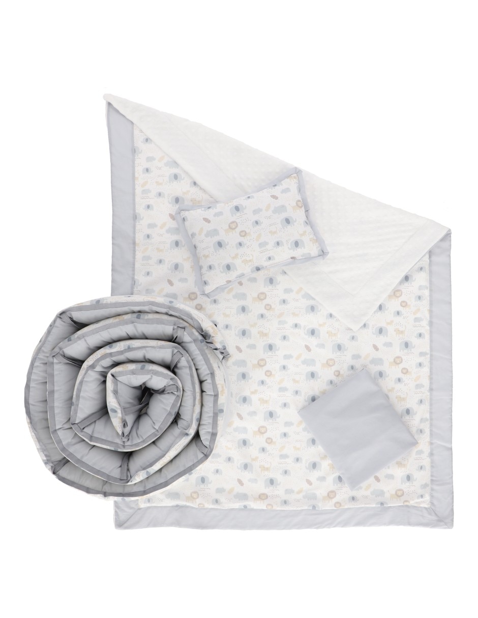 Juego de cuna unisex 4 piezas