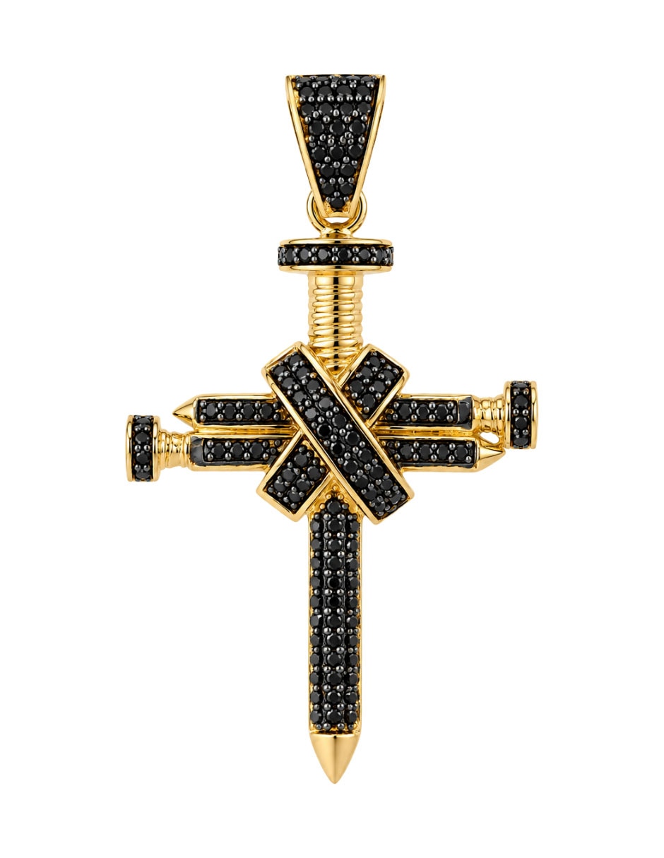 Dije de cruz Crixus Joyeria de oro 10 K