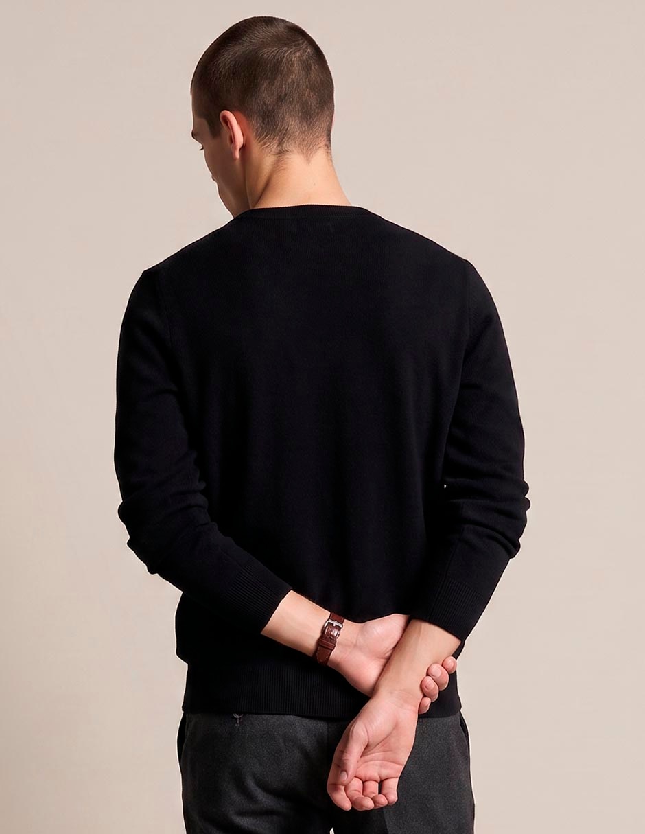 Suéter cuello redondo para hombre 4