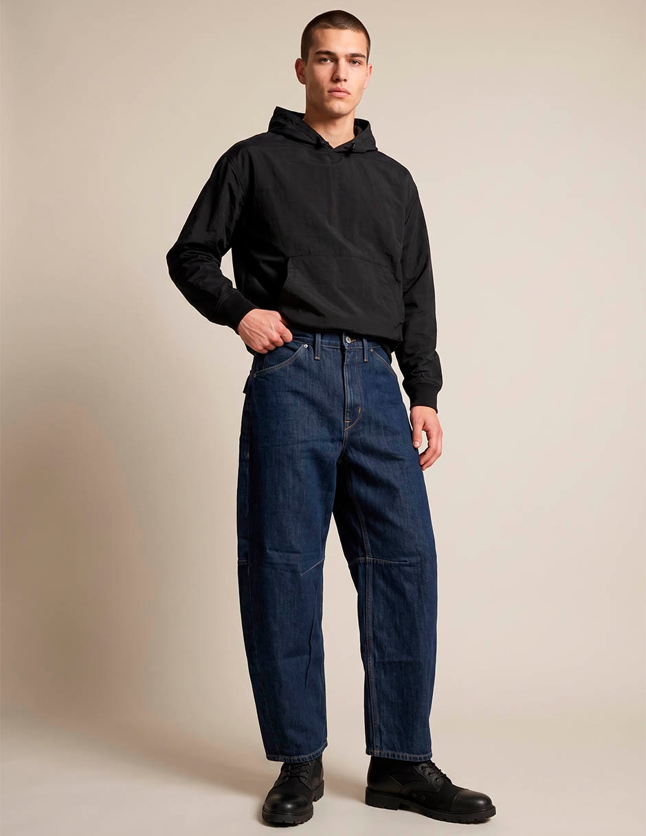 Jeans carpenter relaxed lavado stone wash para hombre