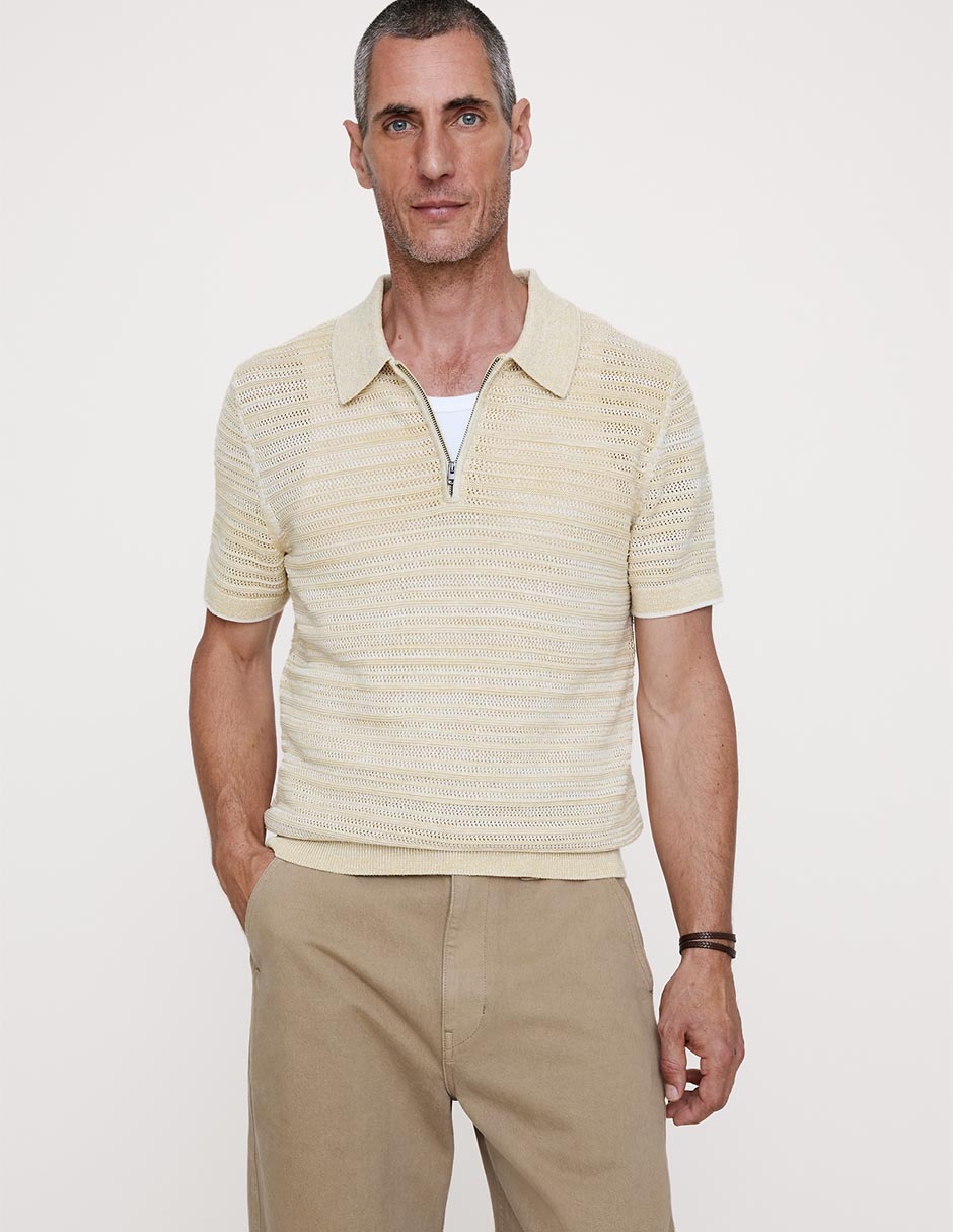 Playera tipo polo para hombre