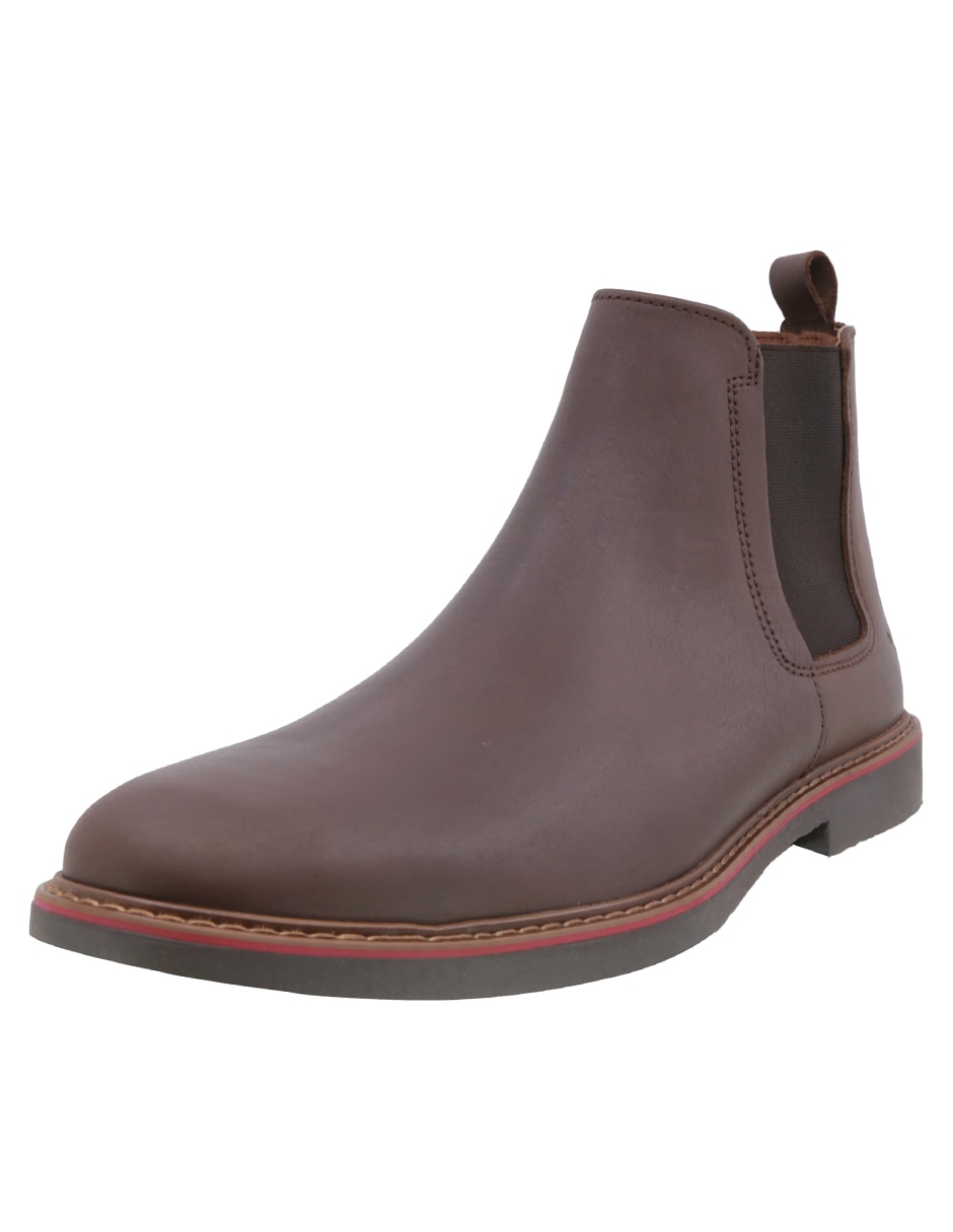 Bota triples casual de piel para hombre