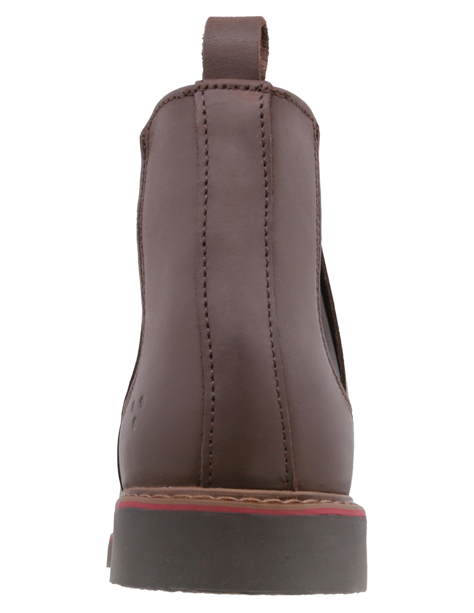 Bota triples casual de piel para hombre