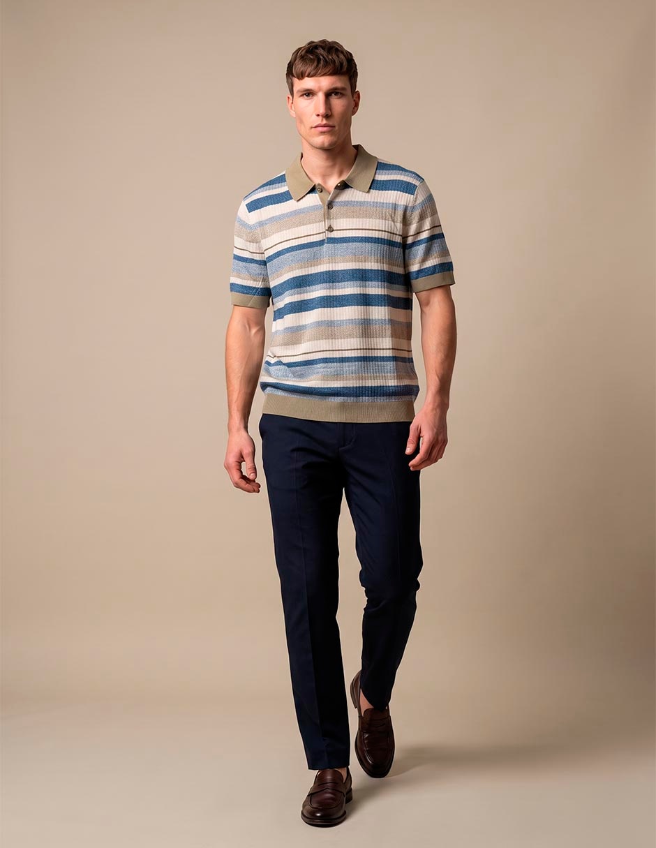 Playera tipo polo para hombre