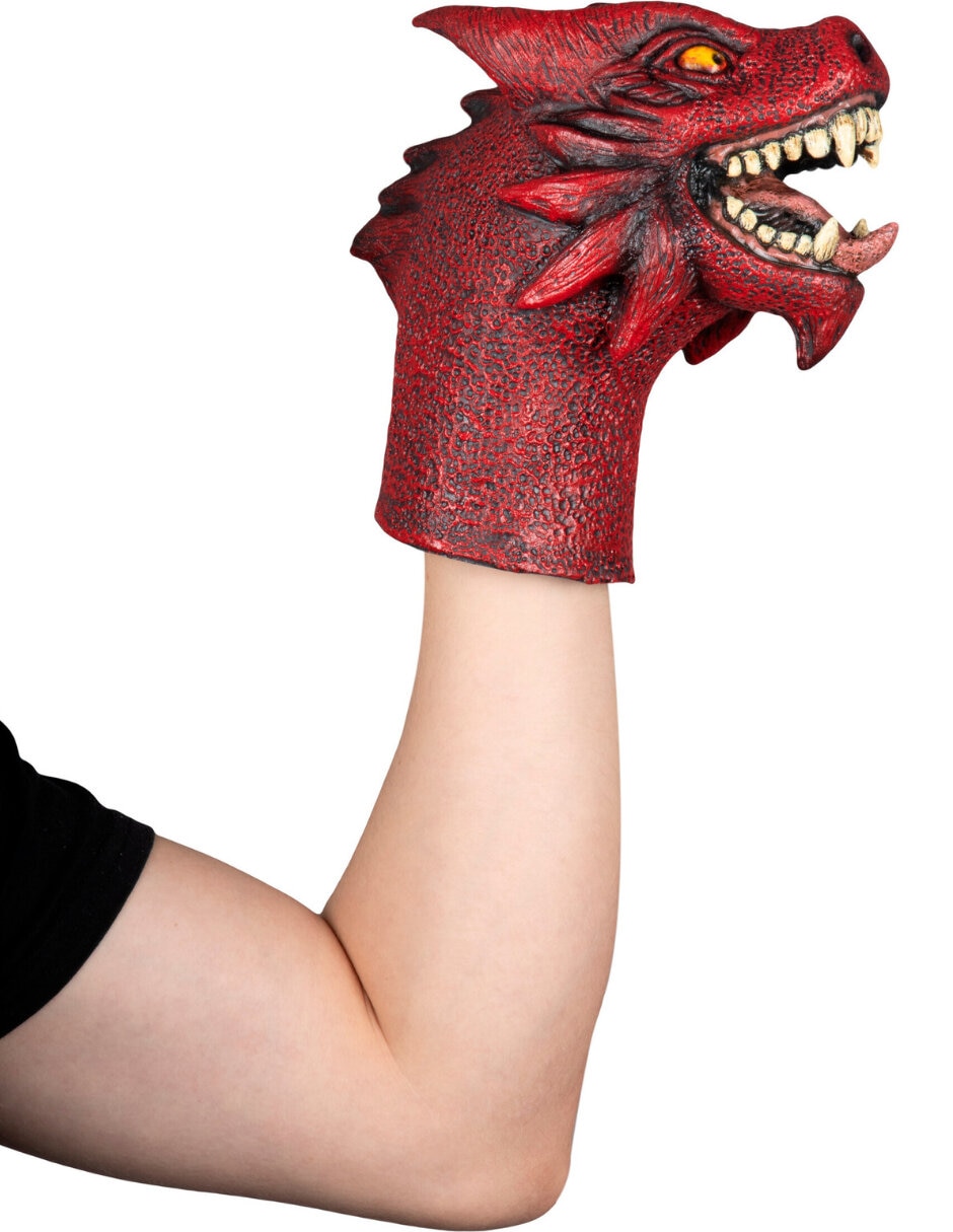 Guantes para disfraz de marioneta de dragón 4