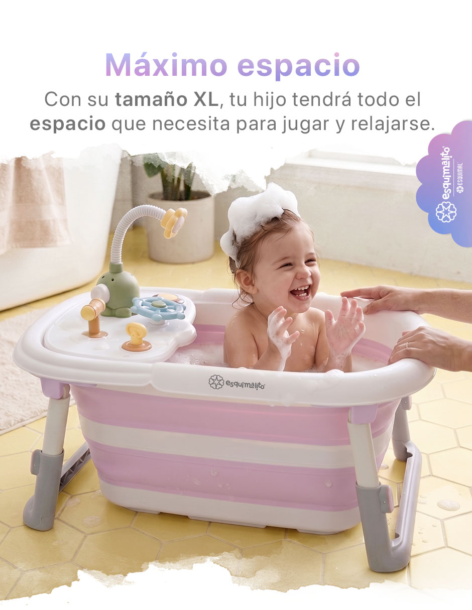 Bañera módulo de juegos y regadera de plástico 4