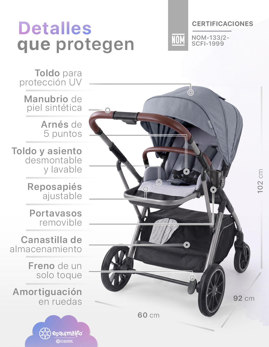 Carriola ultracompacta plegable 7
