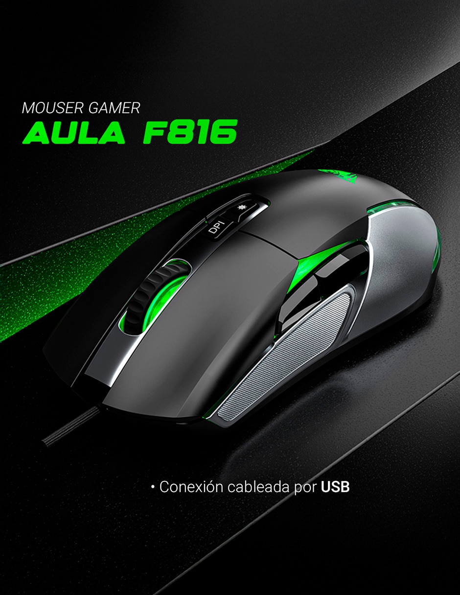 Mouse gamer Aula f816