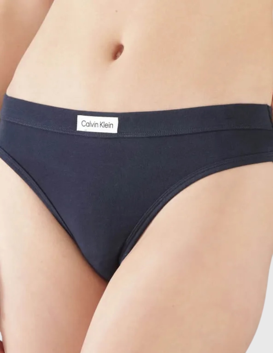 Tanga ck de algodón para mujer