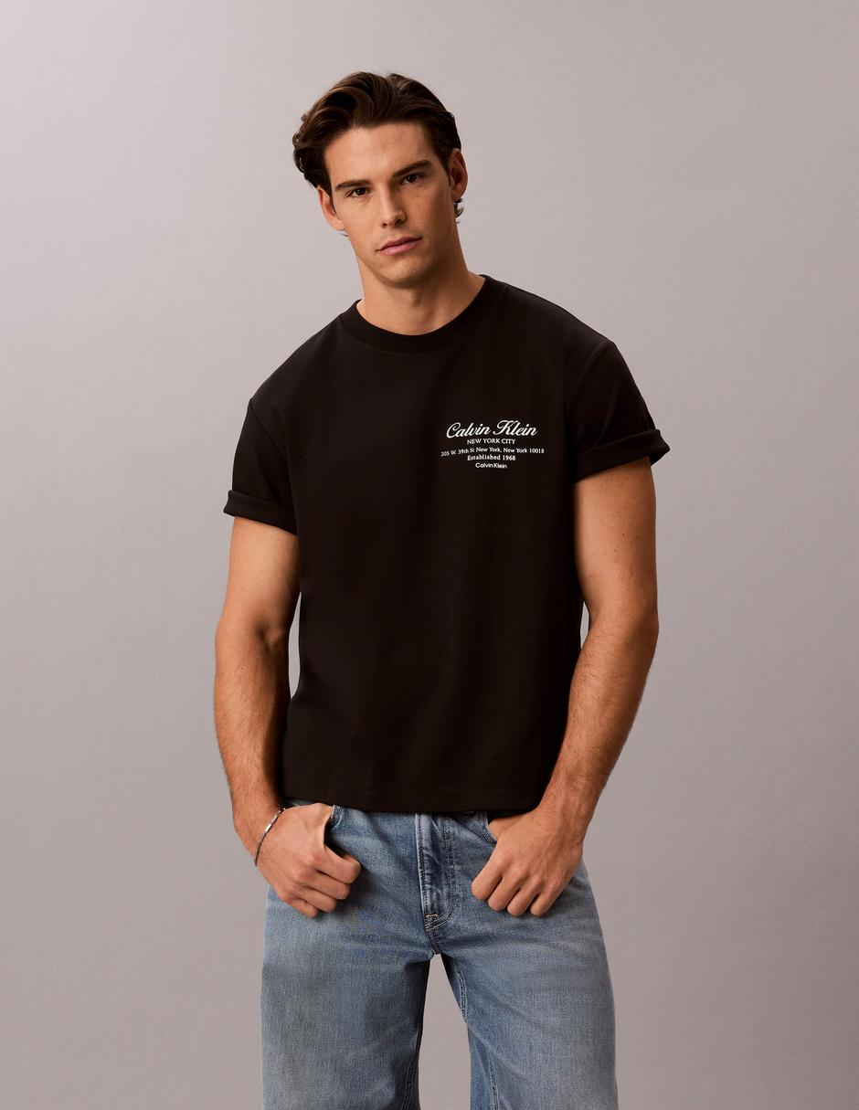 Playera cuello redondo para hombre