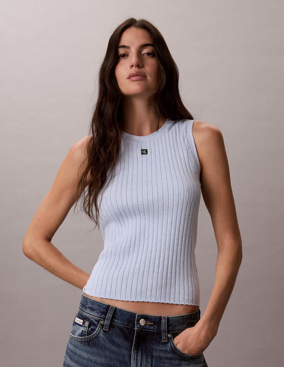 Suéter cuello redondo para mujer