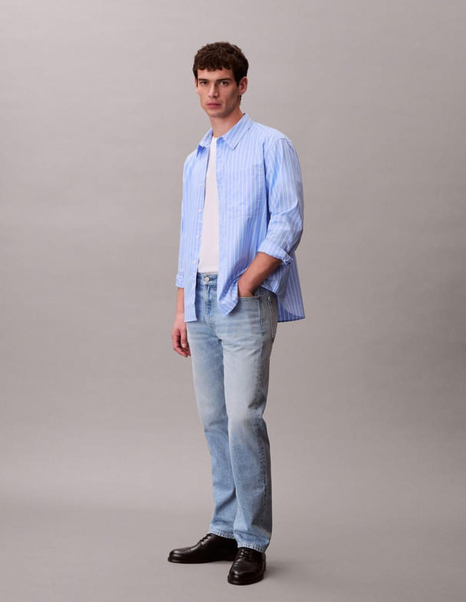 Jeans slim lavado medio para hombre 3