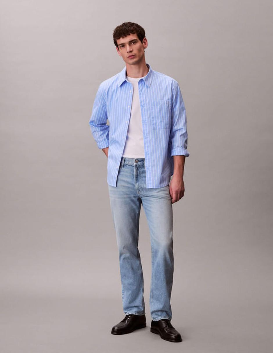 Jeans slim lavado medio para hombre 5