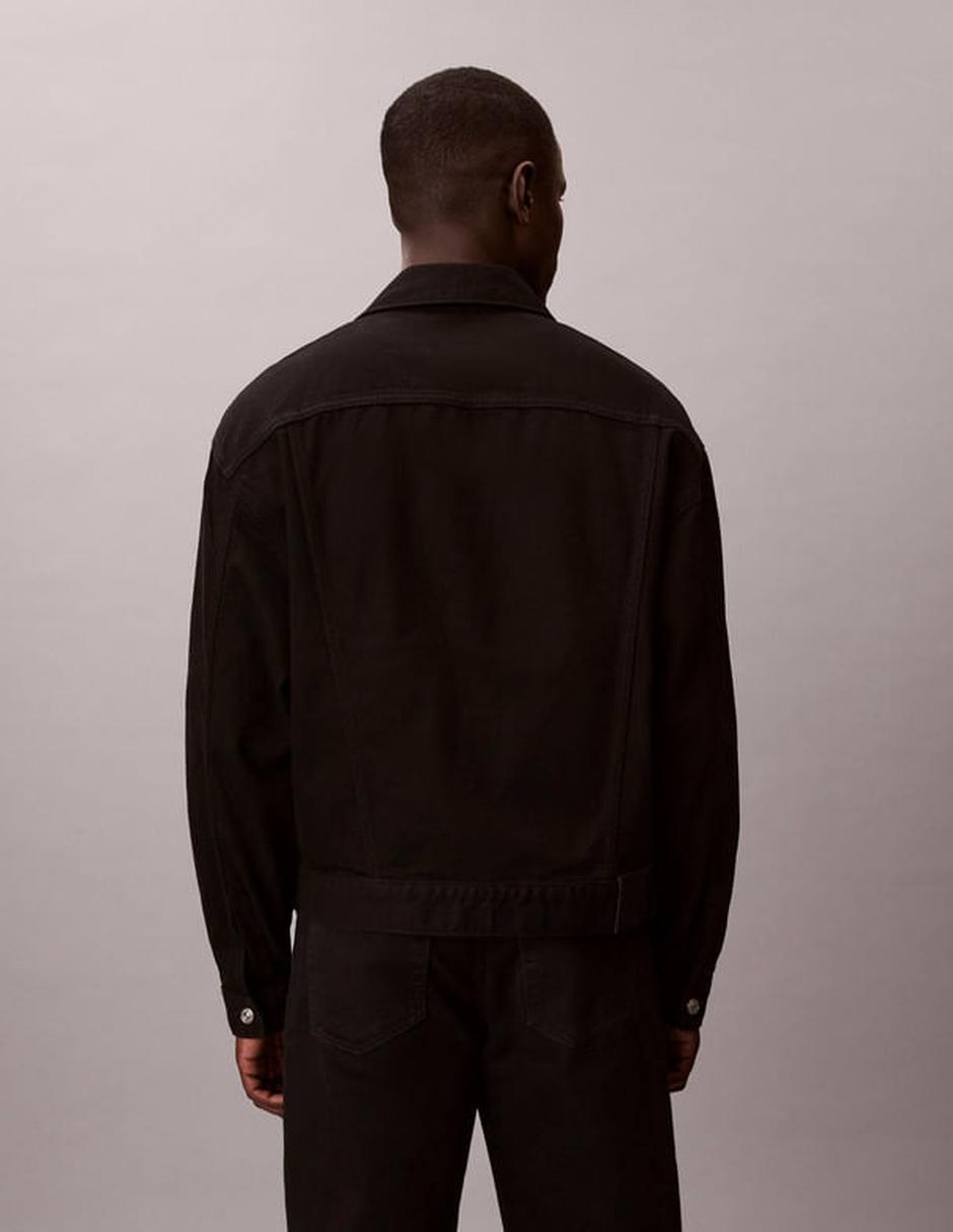 Chamarra casual ck de algodón con bolsillos para hombre