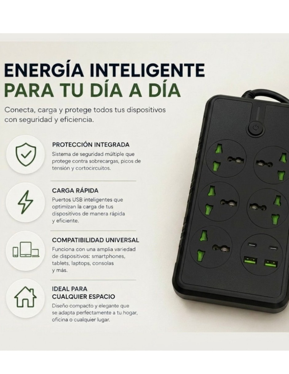 Multicontacto cz102 de 5 contactos 3