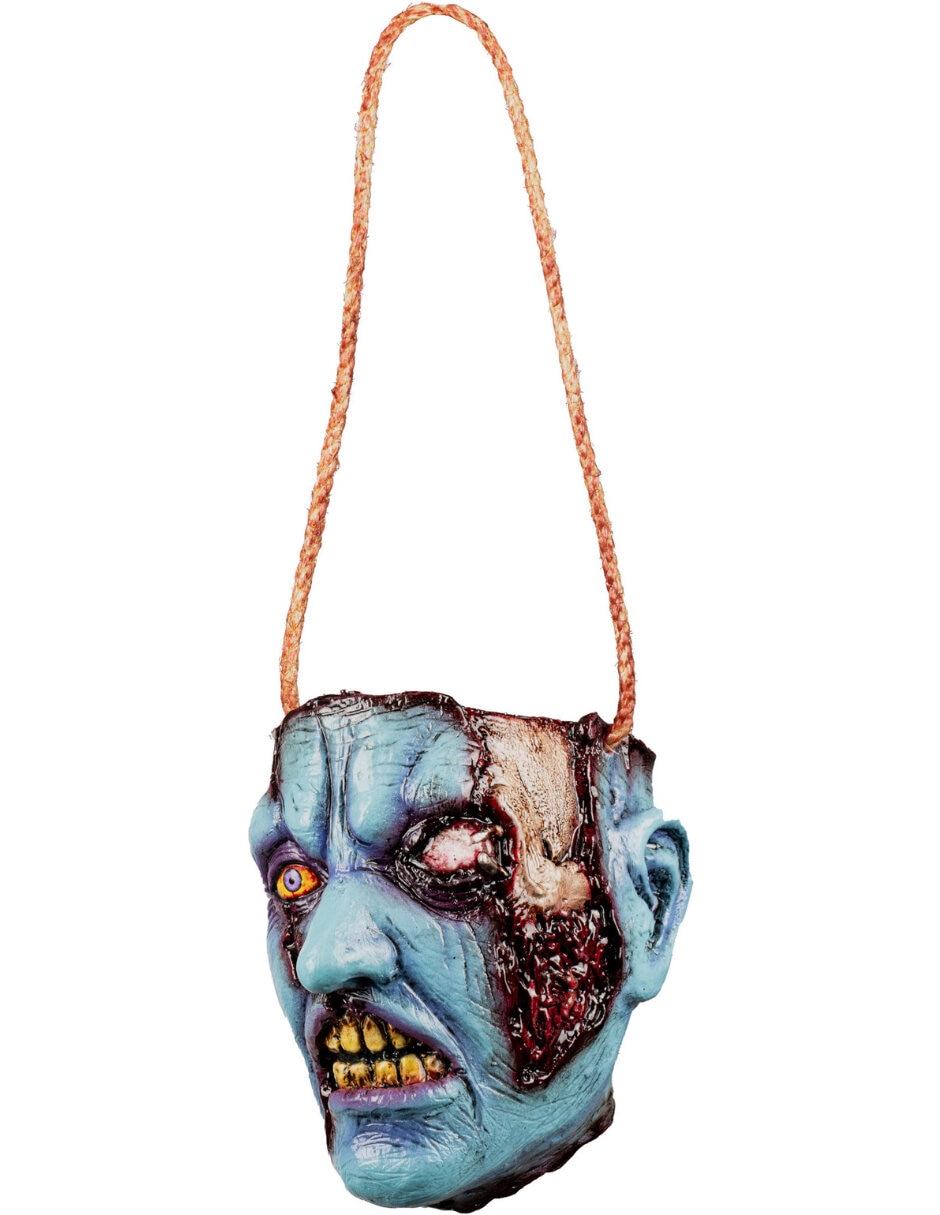 Colgante para disfraz de bolsa de cabeza de zombie Colgante para disfraz de bolsa de cabeza de zombie