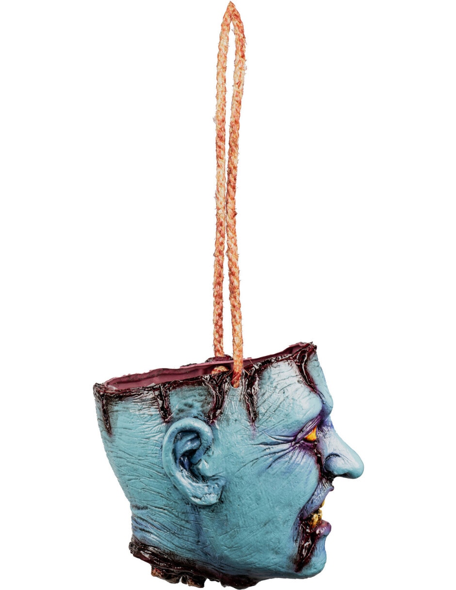 Colgante para disfraz de bolsa de cabeza de zombie Rev
