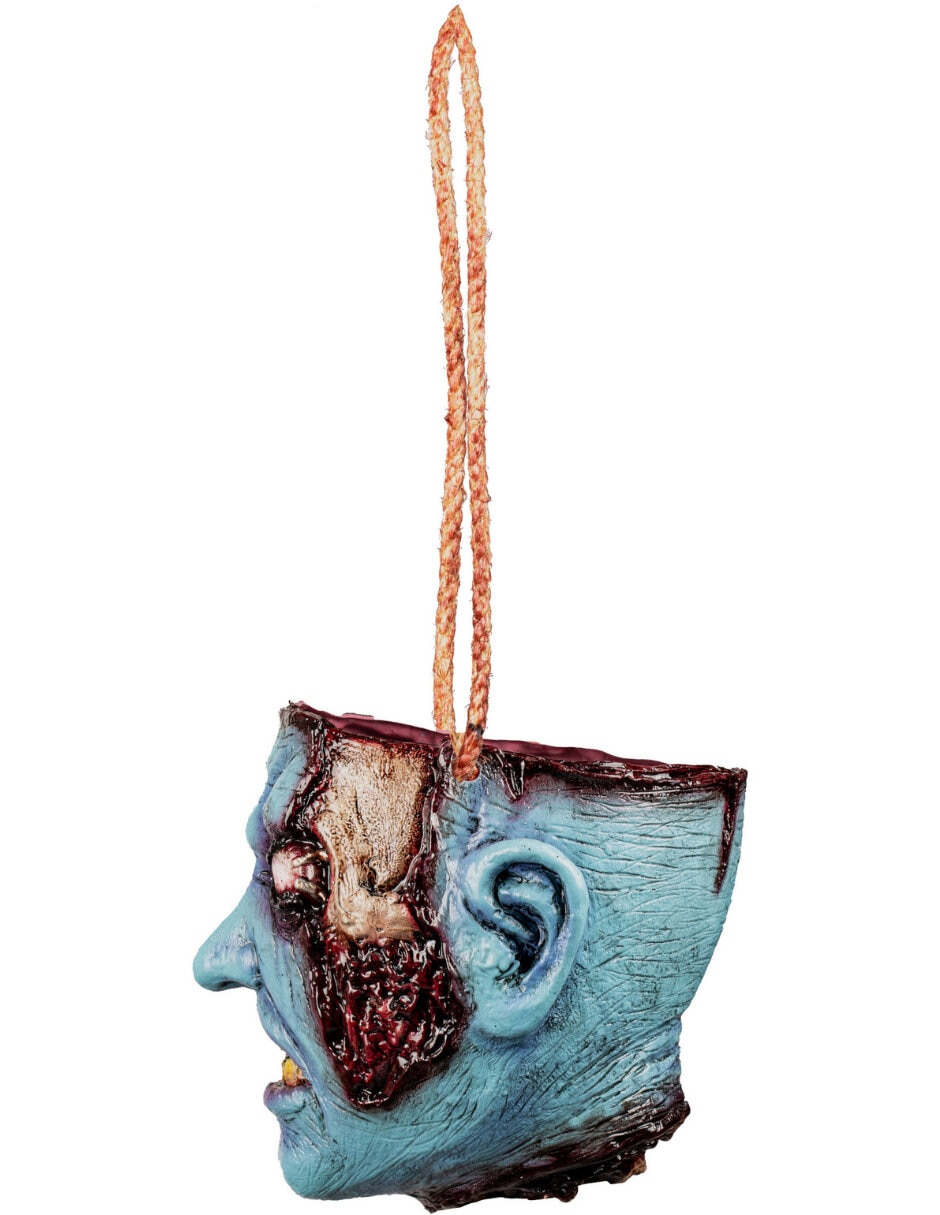 Colgante para disfraz de bolsa de cabeza de zombie Rev