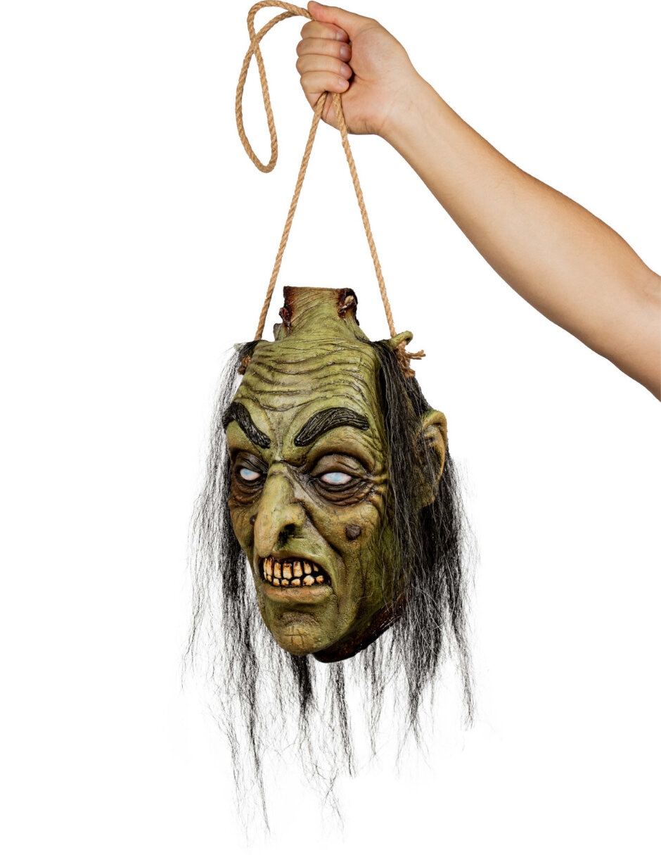Colgante para disfraz de bolsa de cabeza de bruja Rev