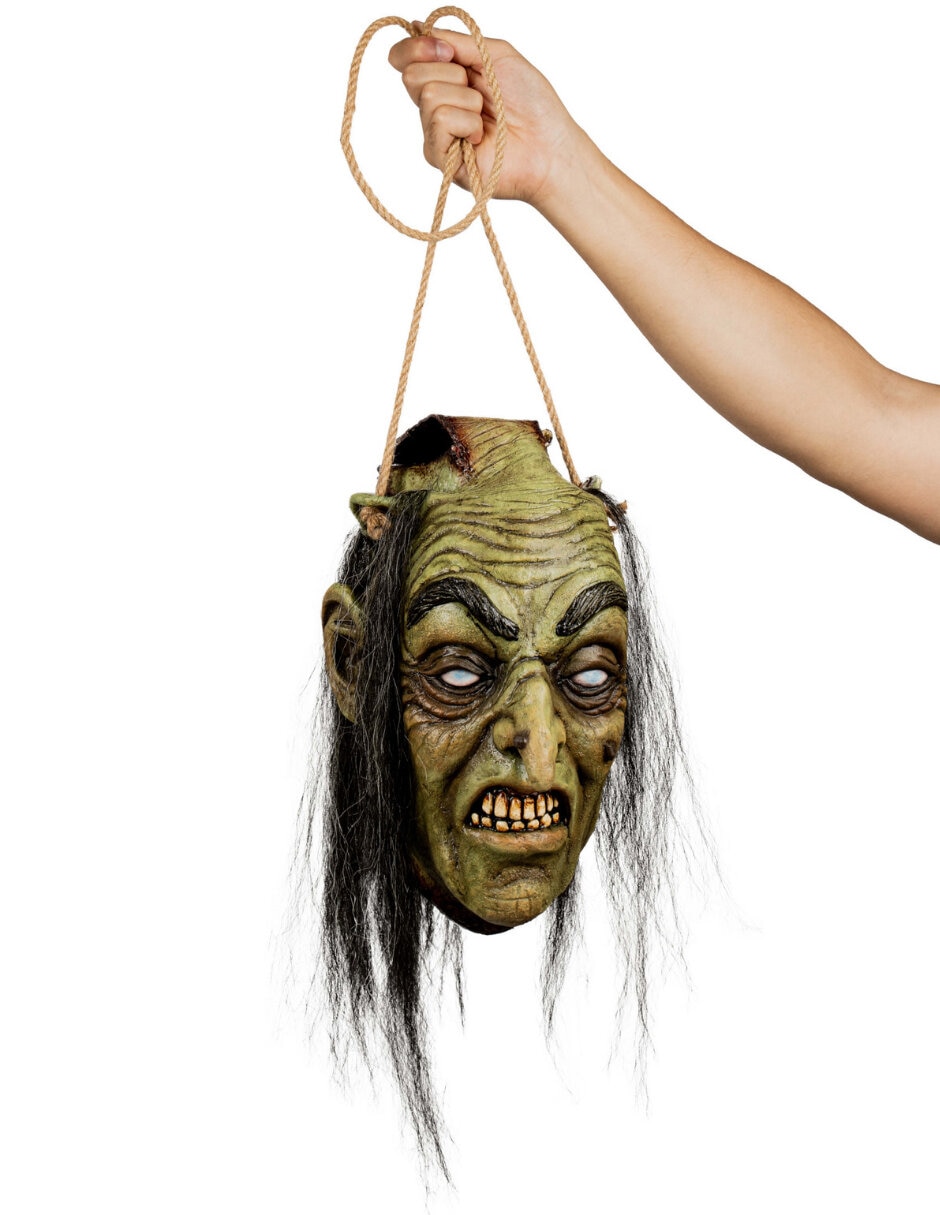 Colgante para disfraz de bolsa de cabeza de bruja Rev