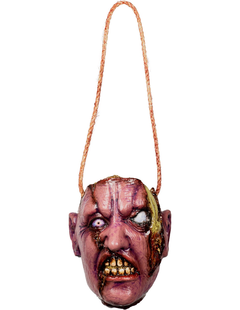 Colgante para disfraz de bolsa de cabeza de Zombie aterrador Rev
