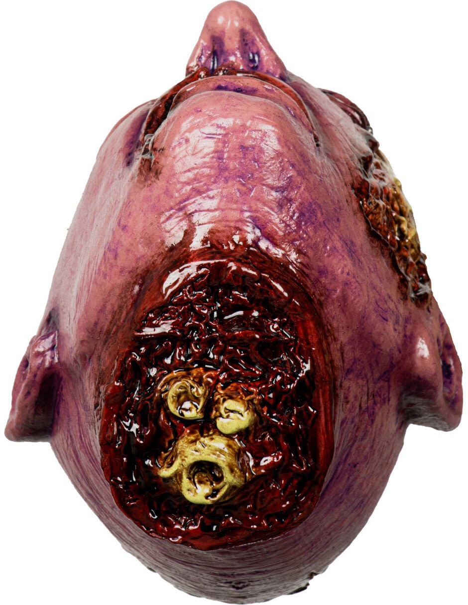 Colgante para disfraz de bolsa de cabeza de Zombie aterrador Rev