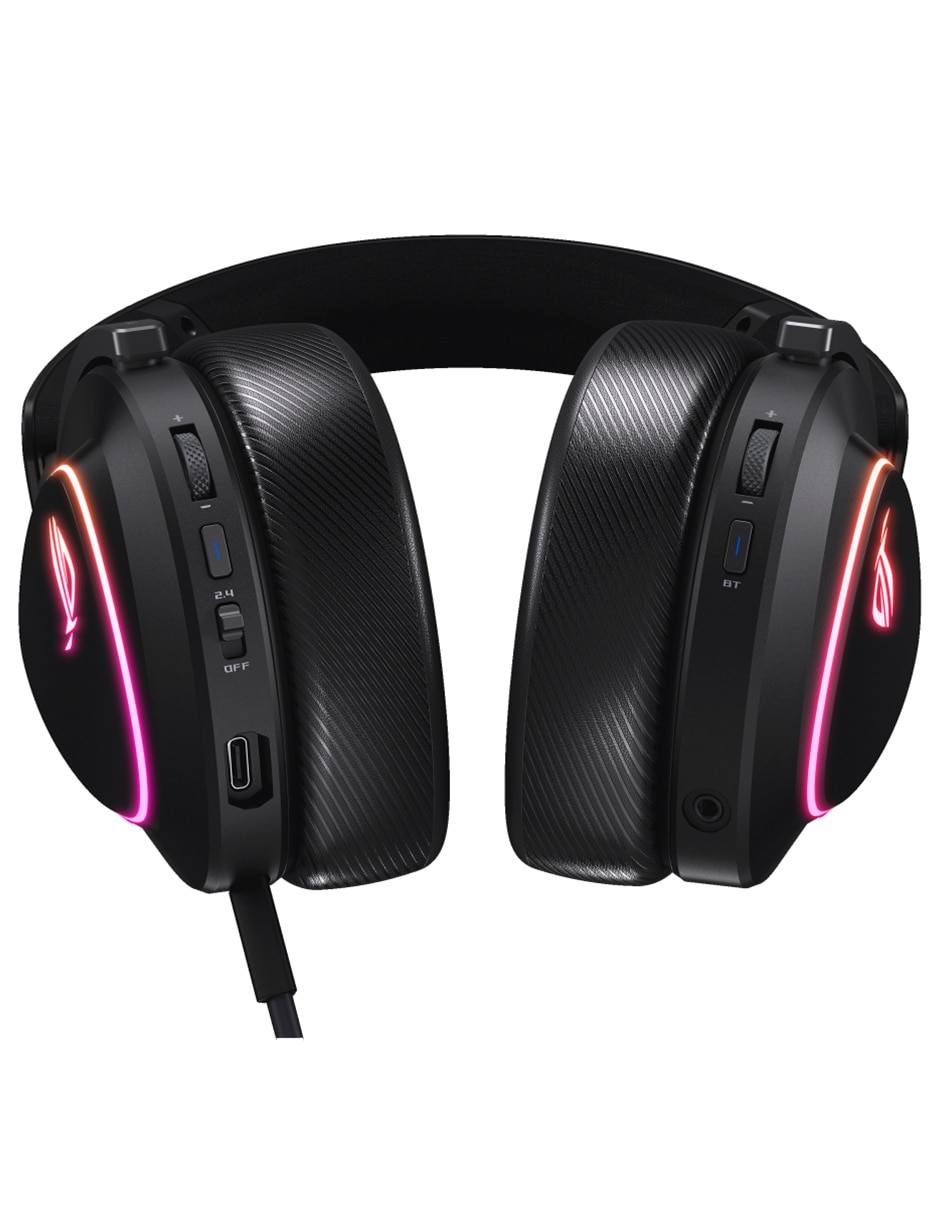 Audífonos Gamer Asus alámbrica e inalámbrica Rog Delta ii