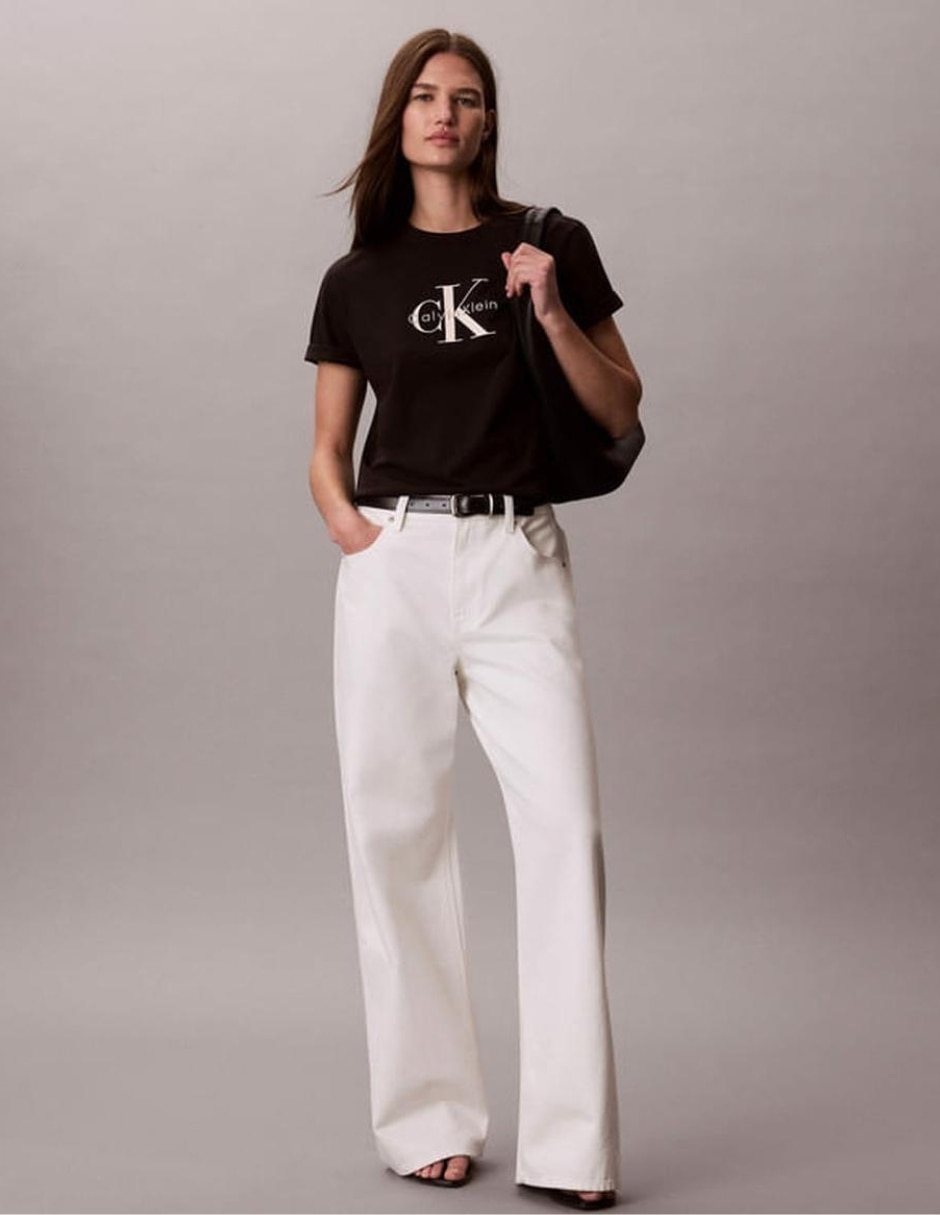 Playera manga corta cuello redondo para mujer 4