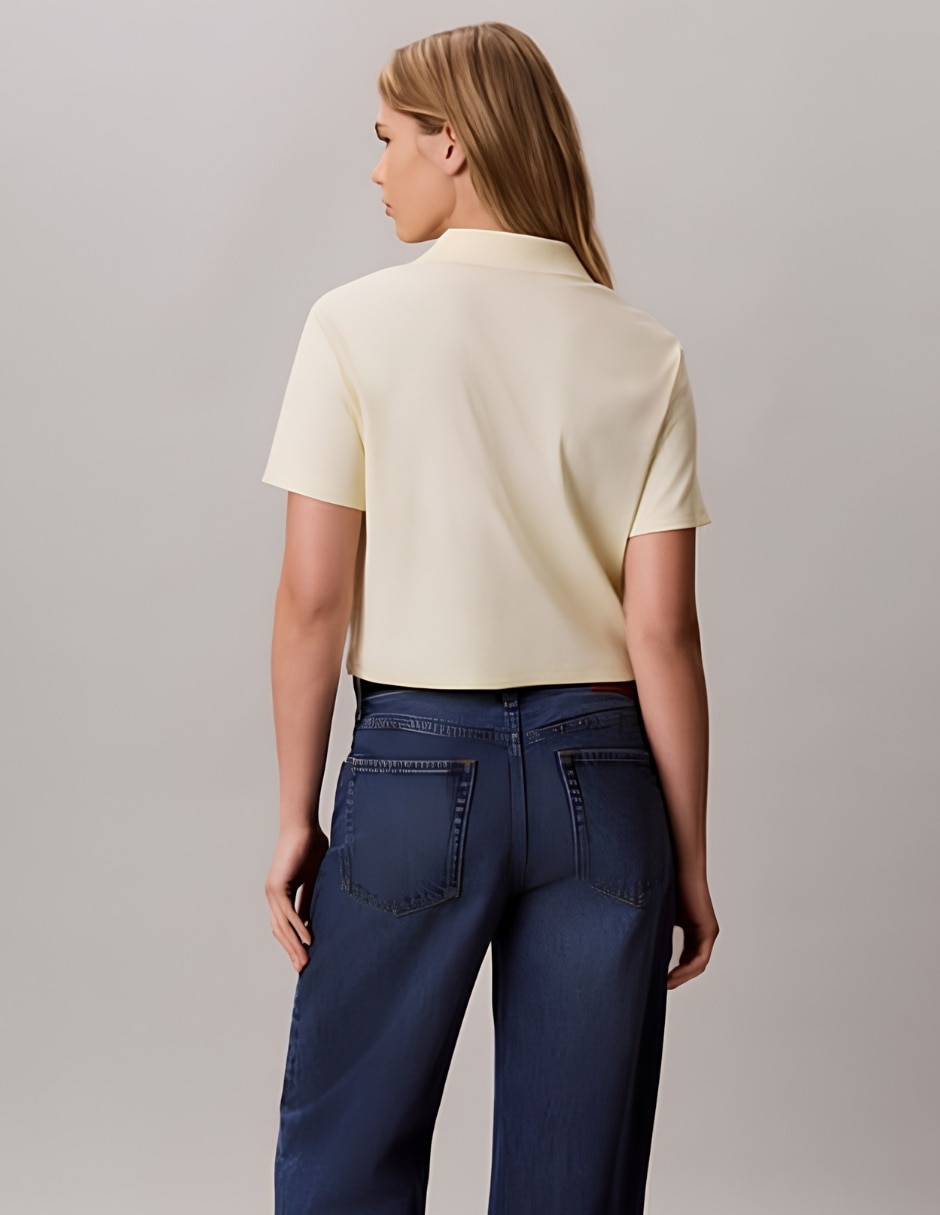 Playera tipo polo para mujer 2