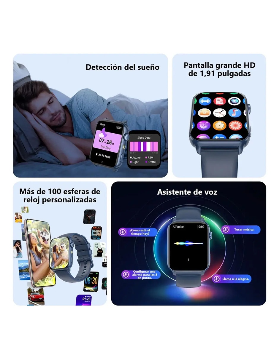 Smartwatch Smarti Lowor30 Azul unisex 2