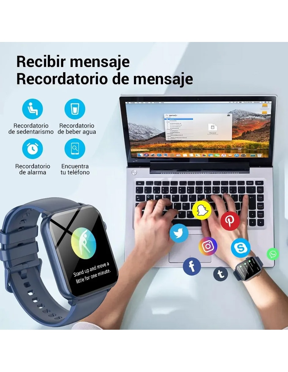 Smartwatch Smarti Lowor30 Azul unisex 3