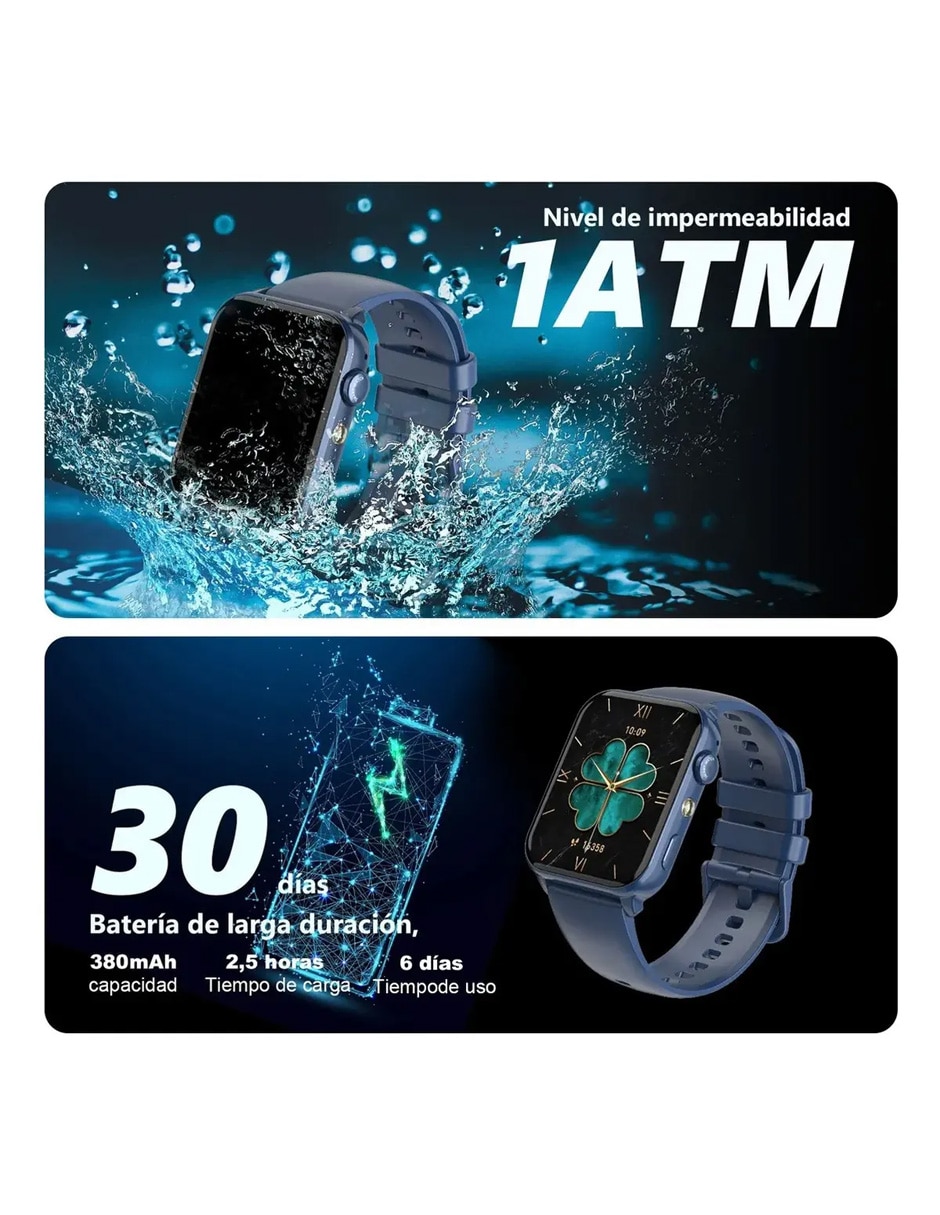 Smartwatch Smarti Lowor30 Azul unisex 8