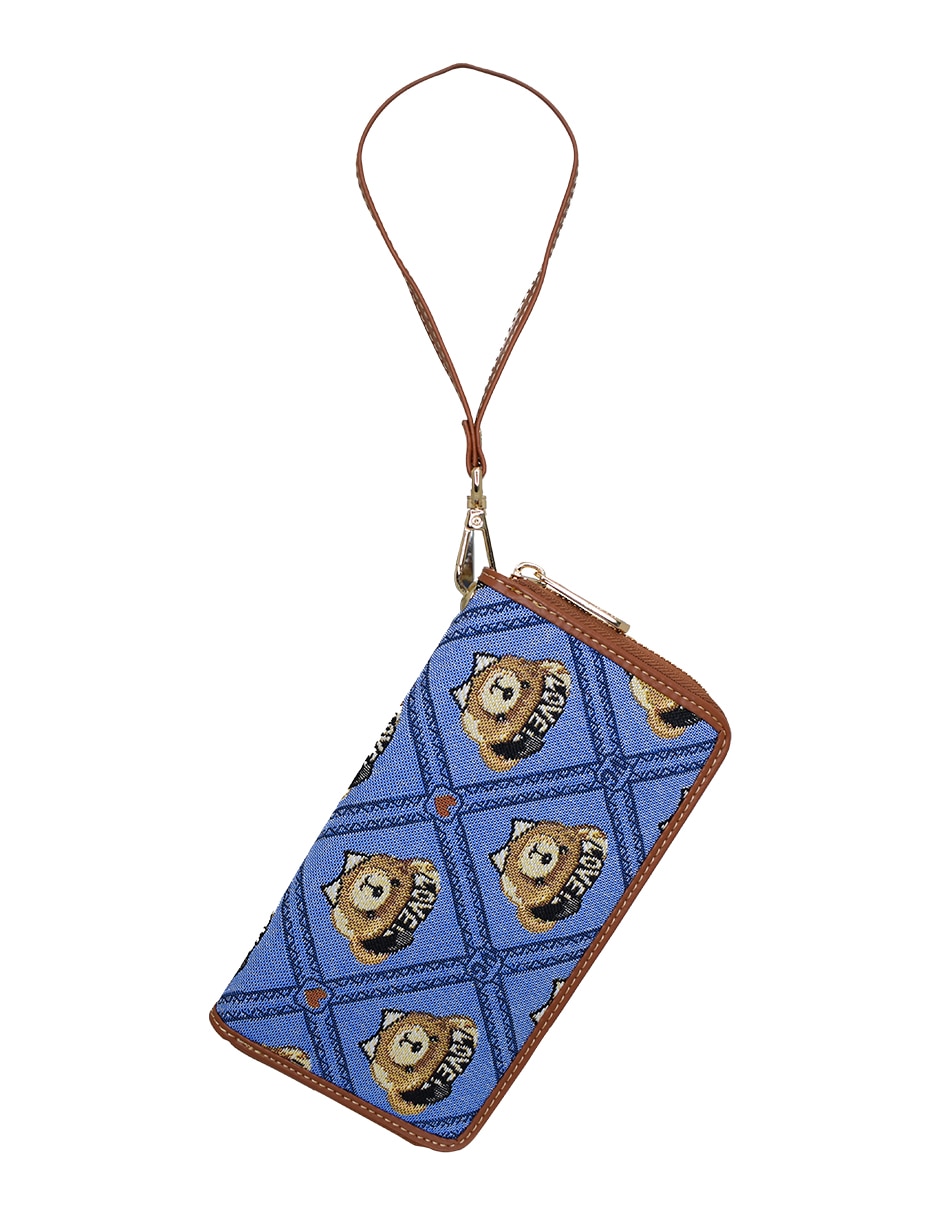 Cartera henney bear scontland bear blue para mujer