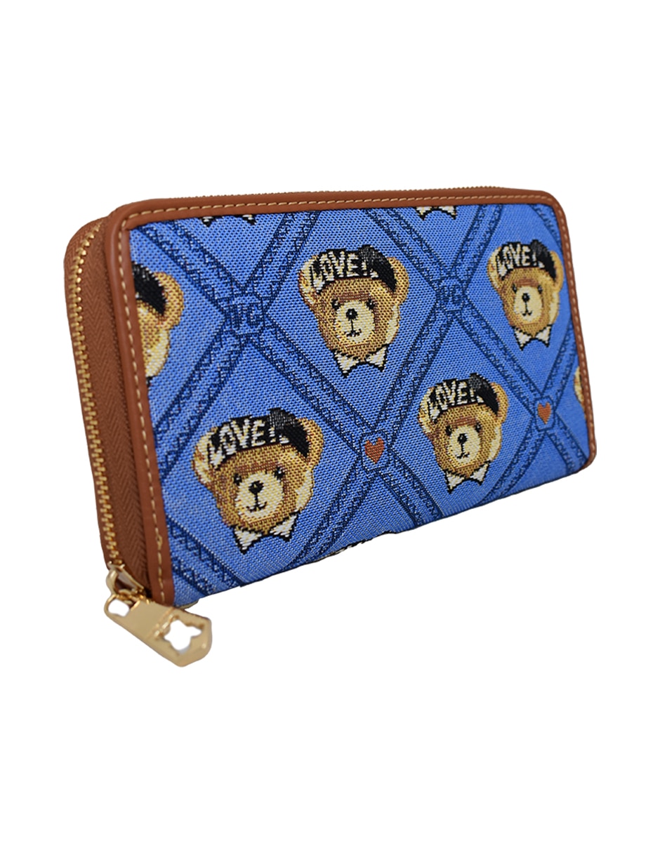 Cartera henney bear scontland bear blue para mujer