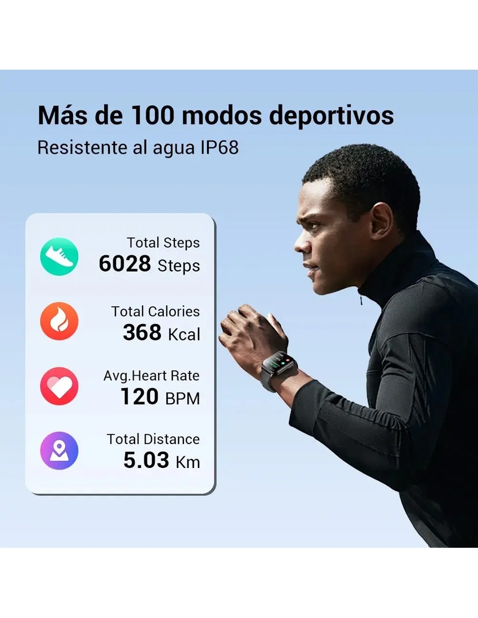 Smartwatch Smart Lowor30 negro unisex 2