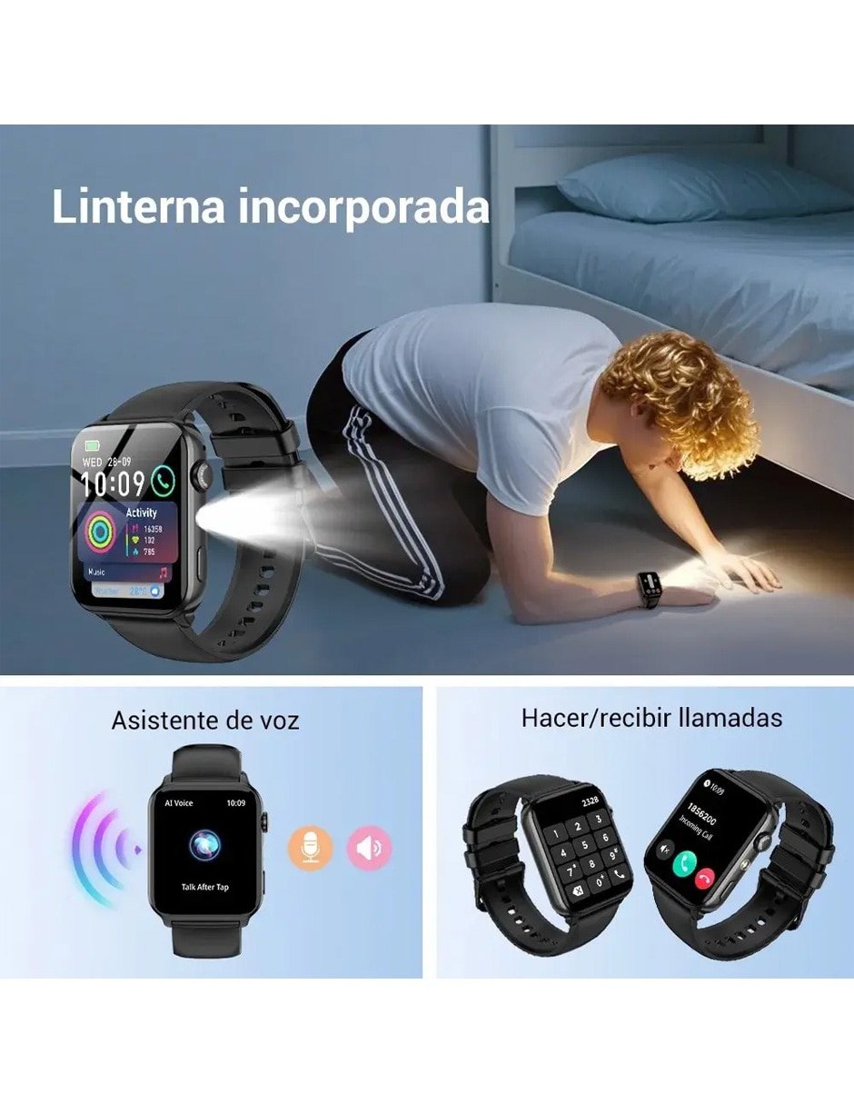 Smartwatch Smart Lowor30 negro unisex 3