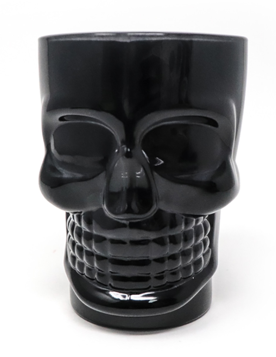 Vaso para cerveza Ideen Calavera de vidrio con 1 pieza