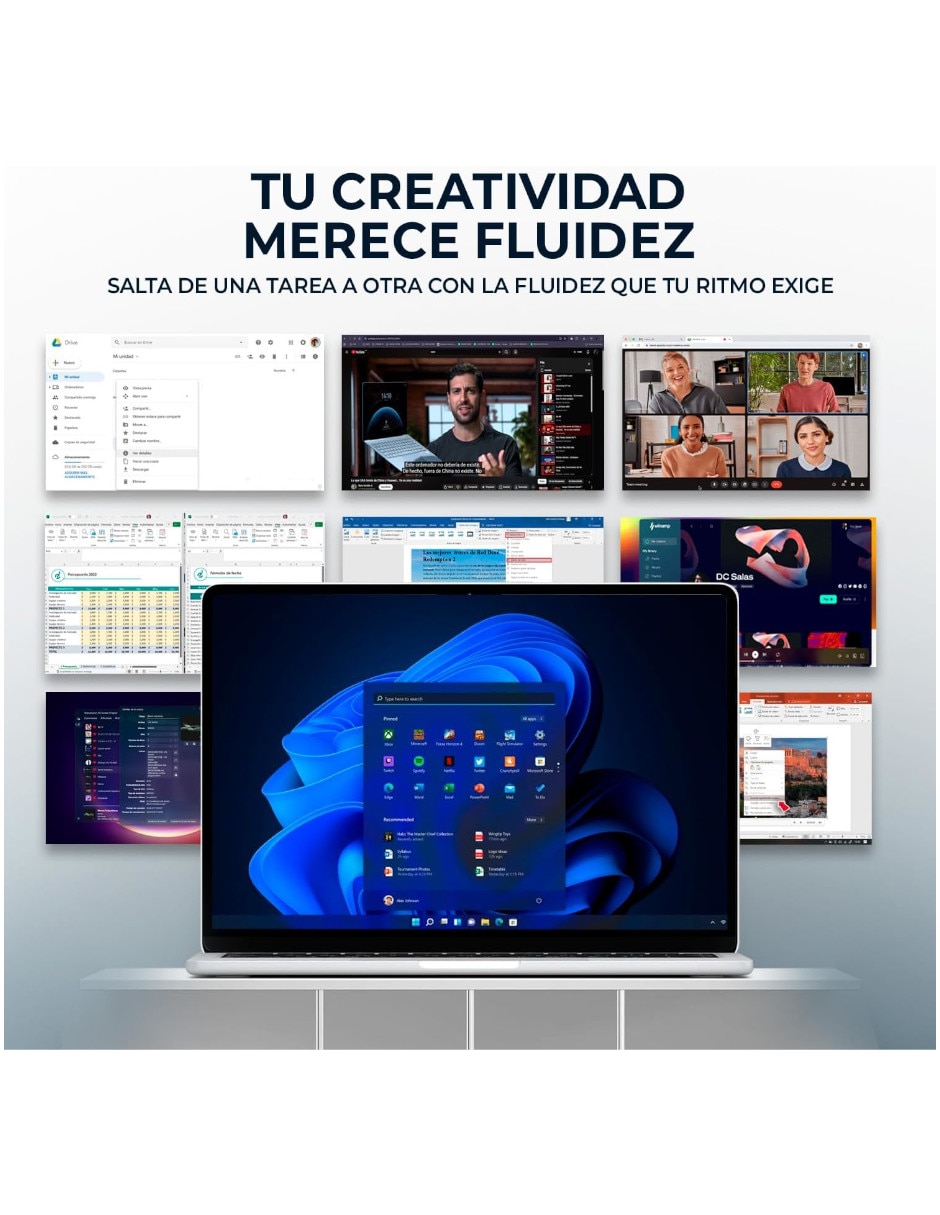 Laptop pantalla tàctil Dell Ldc15250-i524512 15.6 pulgadas full hd intel core i5 intel UHD 24 Gb RAM 512 Gb ssd