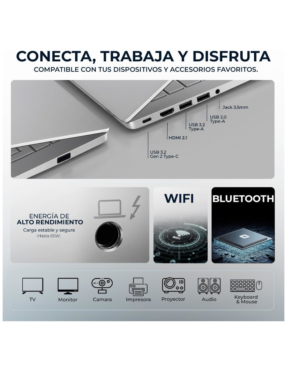 Laptop pantalla tàctil Dell Ldc15250-i524512 15.6 pulgadas full hd intel core i5 intel UHD 24 Gb RAM 512 Gb ssd