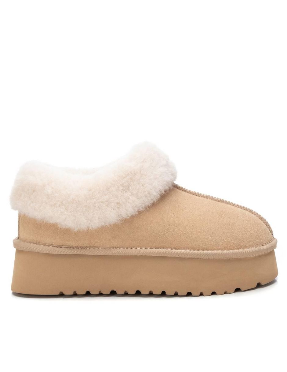 Zapatilla de piel para mujer Zapatilla de piel para mujer