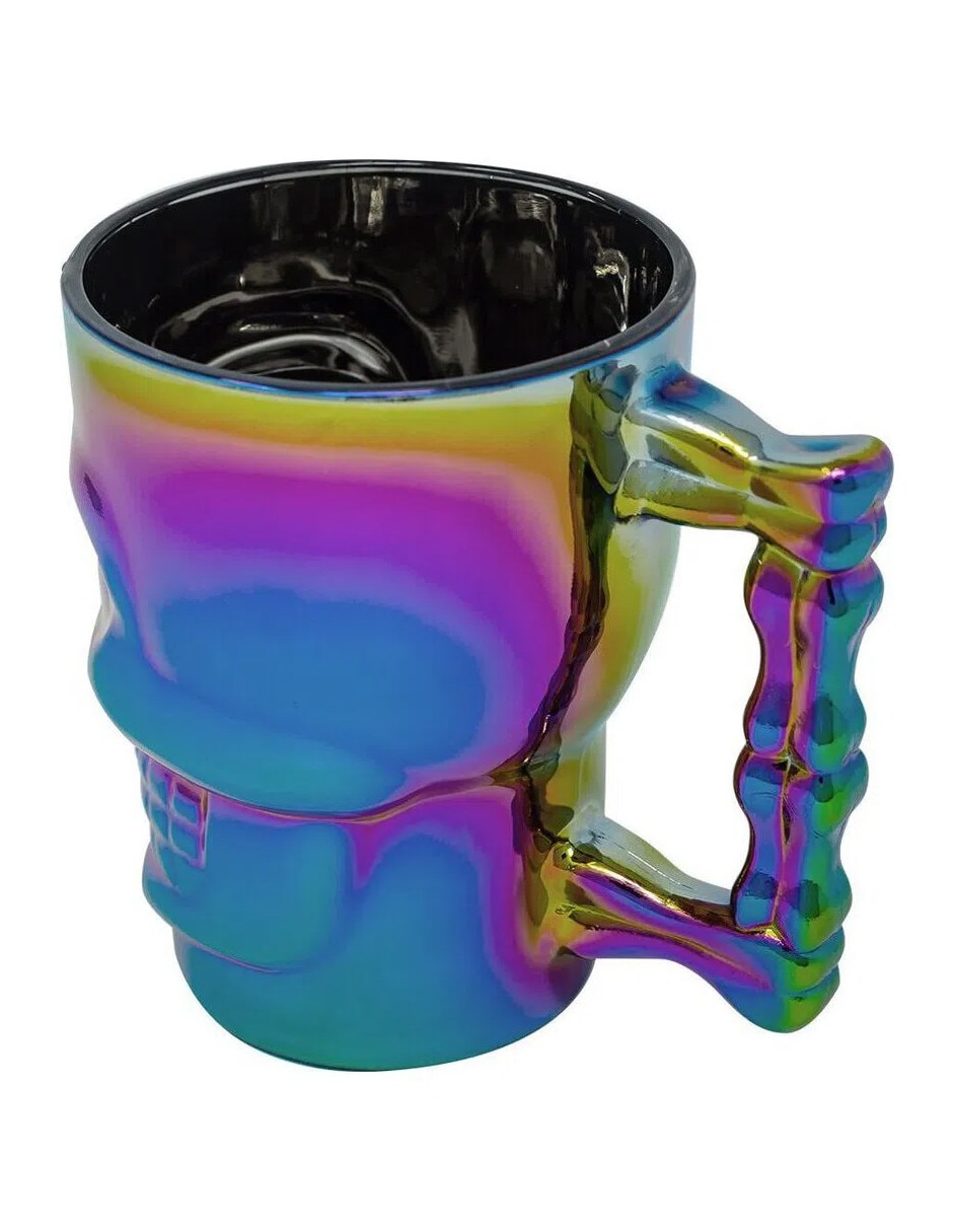Vaso para cerveza Ideen Calavera de vidrio con 1 pieza