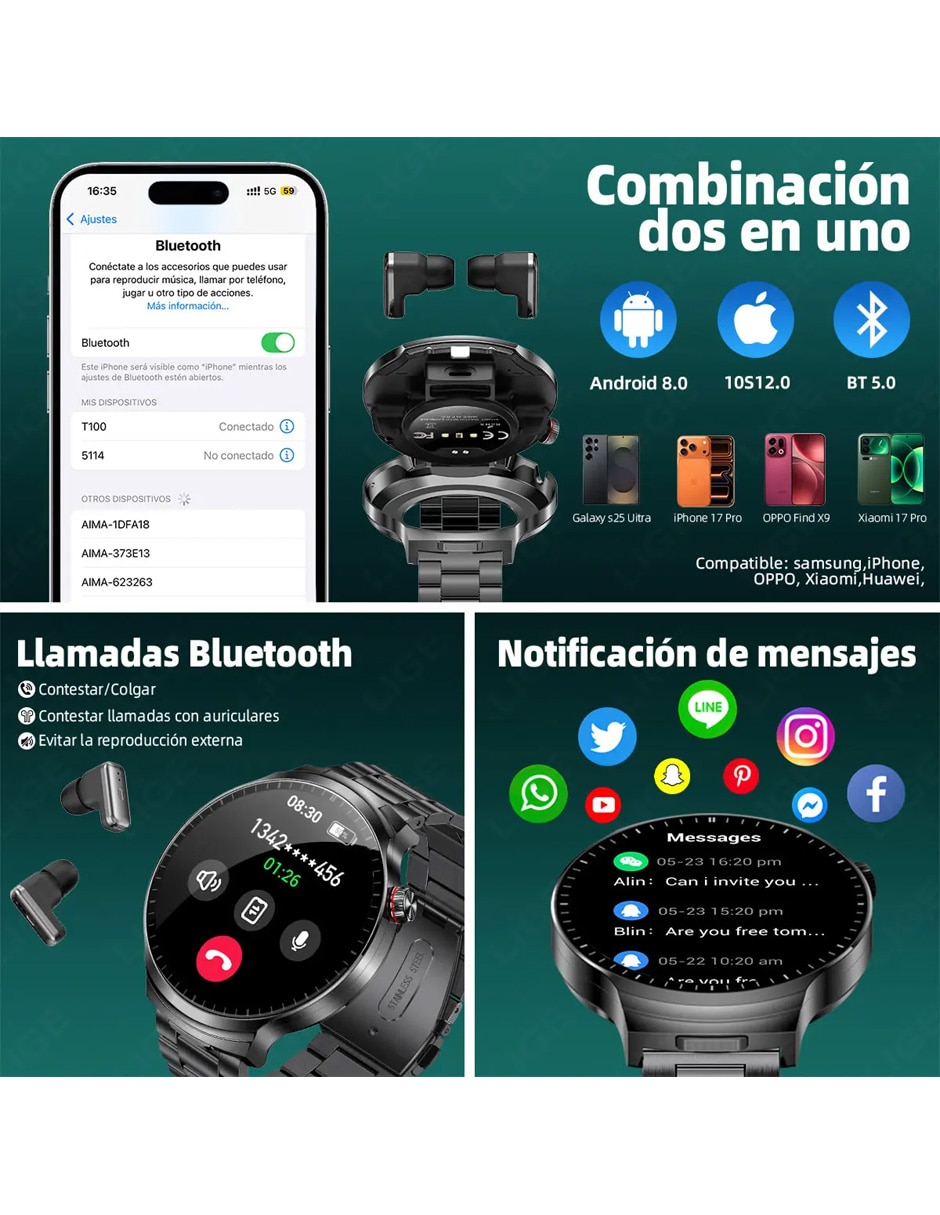 Kit smartwatch BWT100 unisex 2